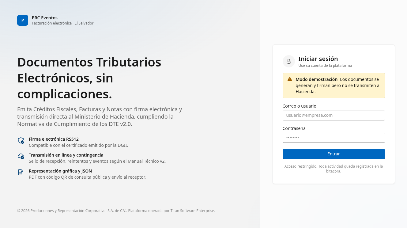 Plataforma de facturación electrónica 2.0: acceso, firma y transmisión a Hacienda.